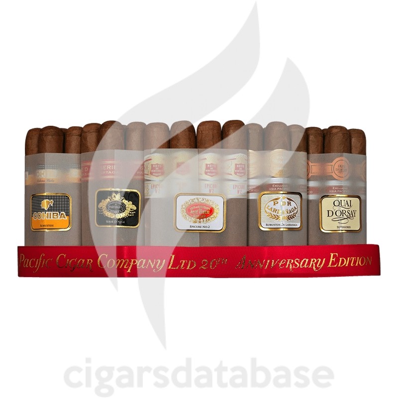 HABANOS-PACIFIC CIGAR 20TH ANNIVERSARY JAR & ASHTRAY-Box-2323