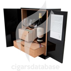 COMBINACIONES-THE PACIFIC CIGAR COMPANY SILVER JUBILEE HUMIDOR-Box-9614