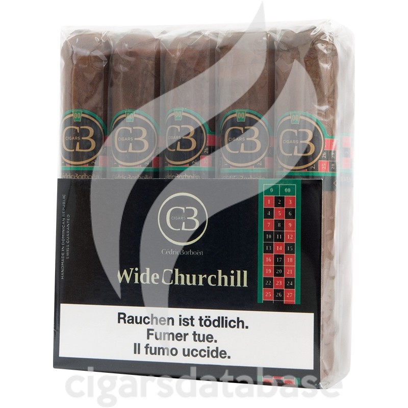 CB CIGARS-00 DOUBLE ZERO WIDE CHURCHILL-Box-9882