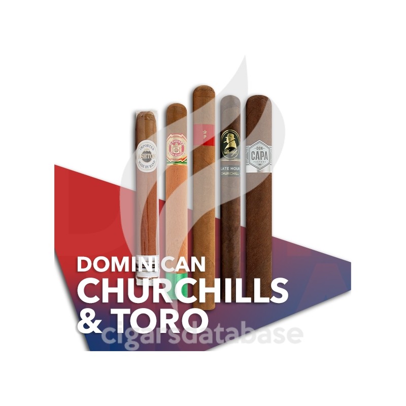 SAMPLER-T DOMINICAN CHURCHILLS - TORO (SET)-Box-10937