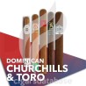 SAMPLER-T DOMINICAN CHURCHILLS - TORO (SET)-Box-10937