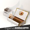 BUNDLE-RYJ WIDE CHURCHILLS 25 & CIGARKINGS WIDE WHITE 12-Box-11613