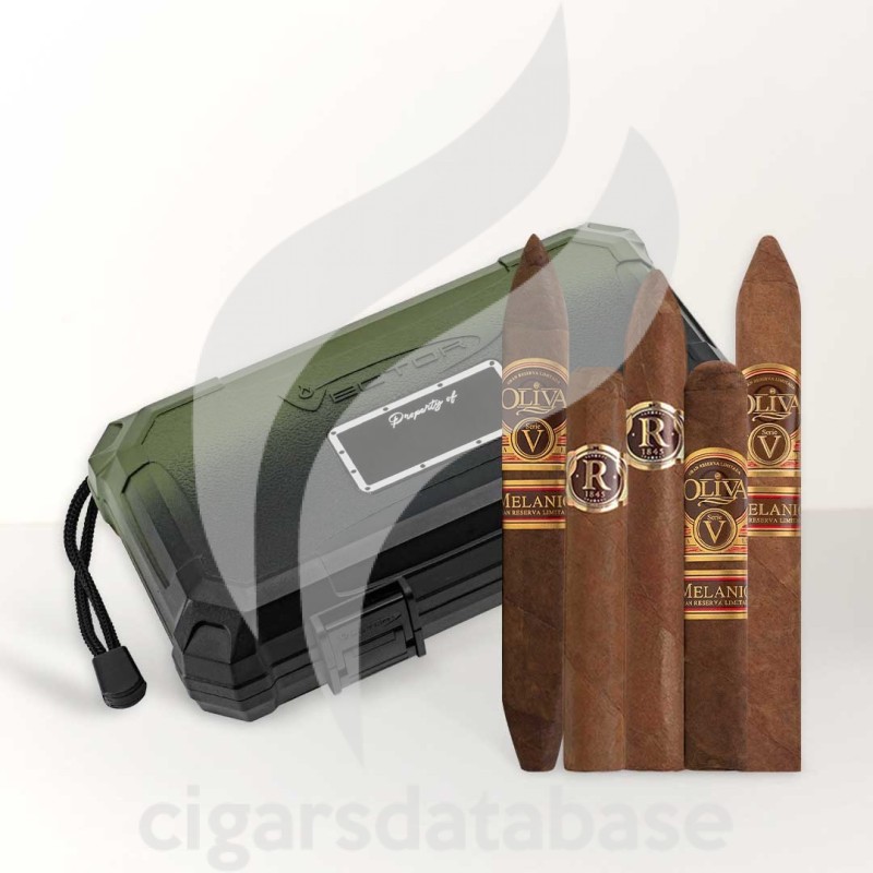 SAMPLER-T VEGAS ROBAINA & OLIVA COLLECTION GREEN TRAVEL (SET)-Box-11738