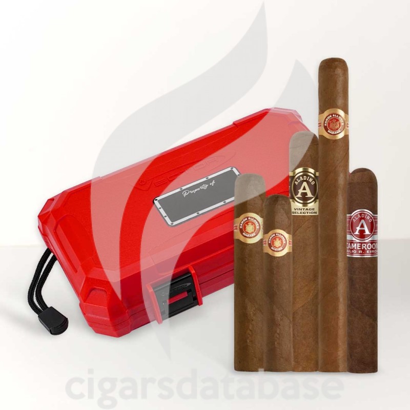 SAMPLER-T RAMON ALLONES & ALADINO COLLECTION RED TRAVEL (SET)-Box-11742
